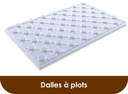 Dalles à plots